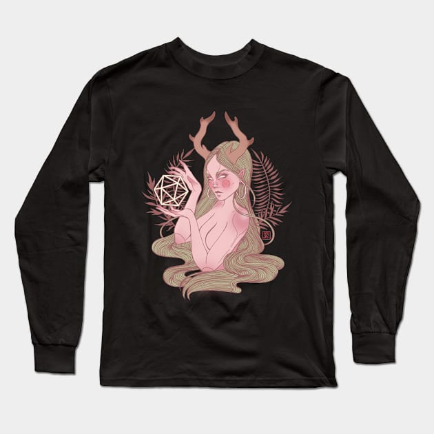 Faun Girl Long Sleeve T-Shirt by SeriSeli